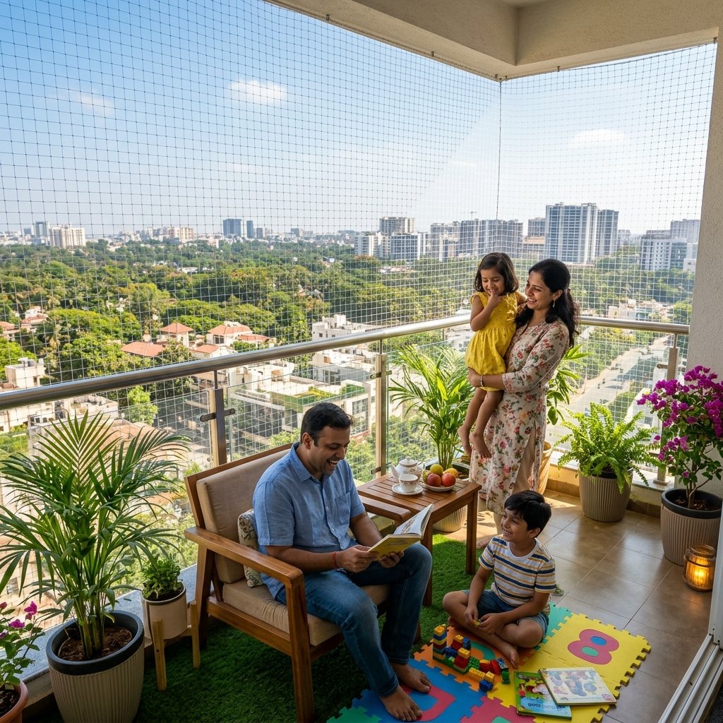 Balcony Safety Nets in Bangalore & Karnataka